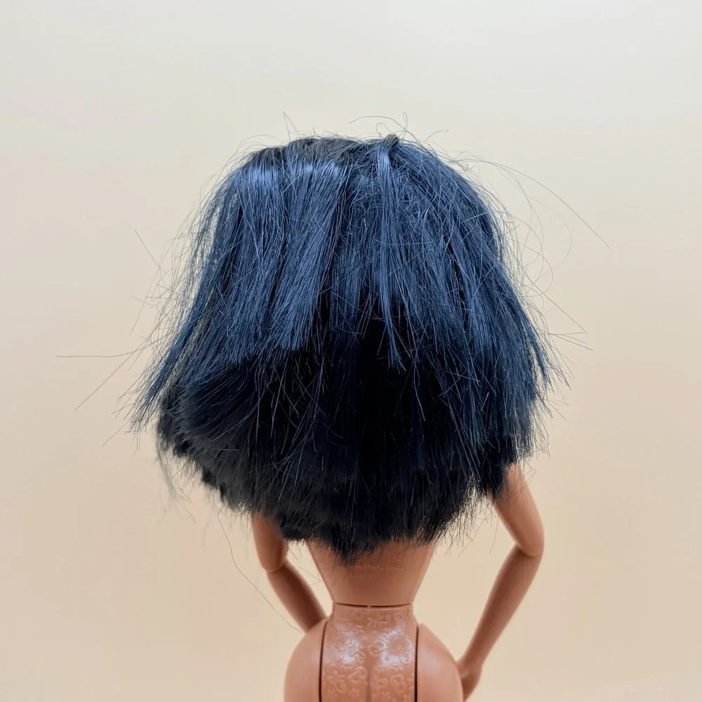 BARBIE CHRISTIE DOLL Articulated Body Arms Move Nude Doll With‎ Pink Earrings